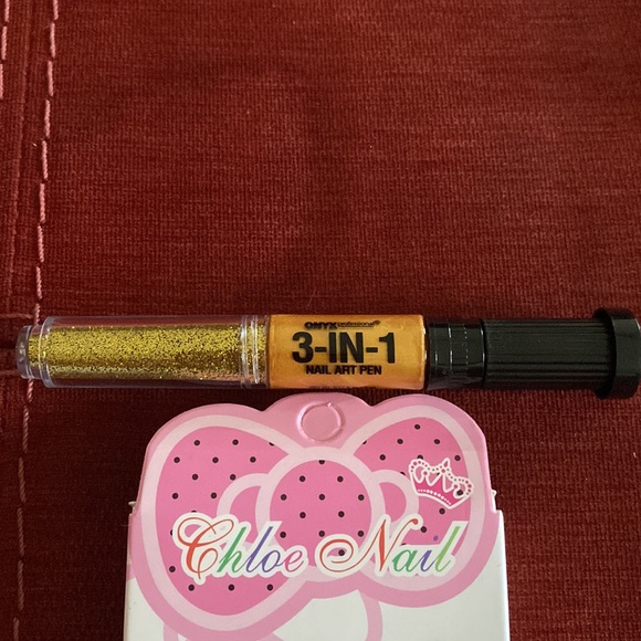 🌟5/$15: Nail Art Kit:Nail Art Pen,Hello Kitty Press On Nails, Water Nail Decals - Picture 2 of 7
